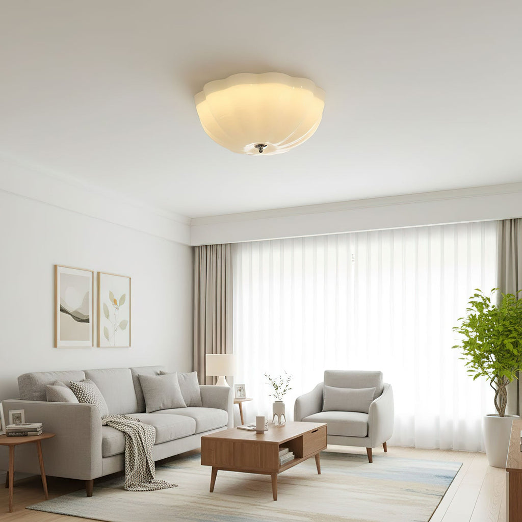 Opal Shell Ceiling Lamp