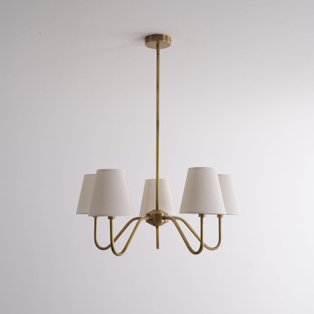 Opaluxe Brass Chandelier - DEPRIMO