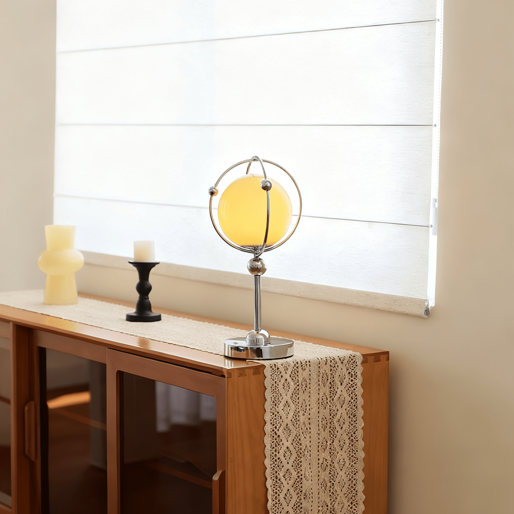 Orb Cage Table Lamp