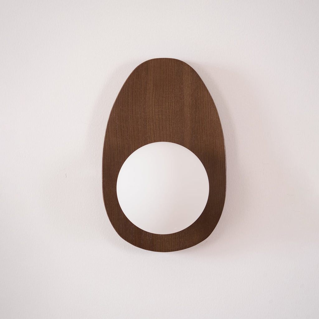 Настінний світильник Orba Walnut з вилкою