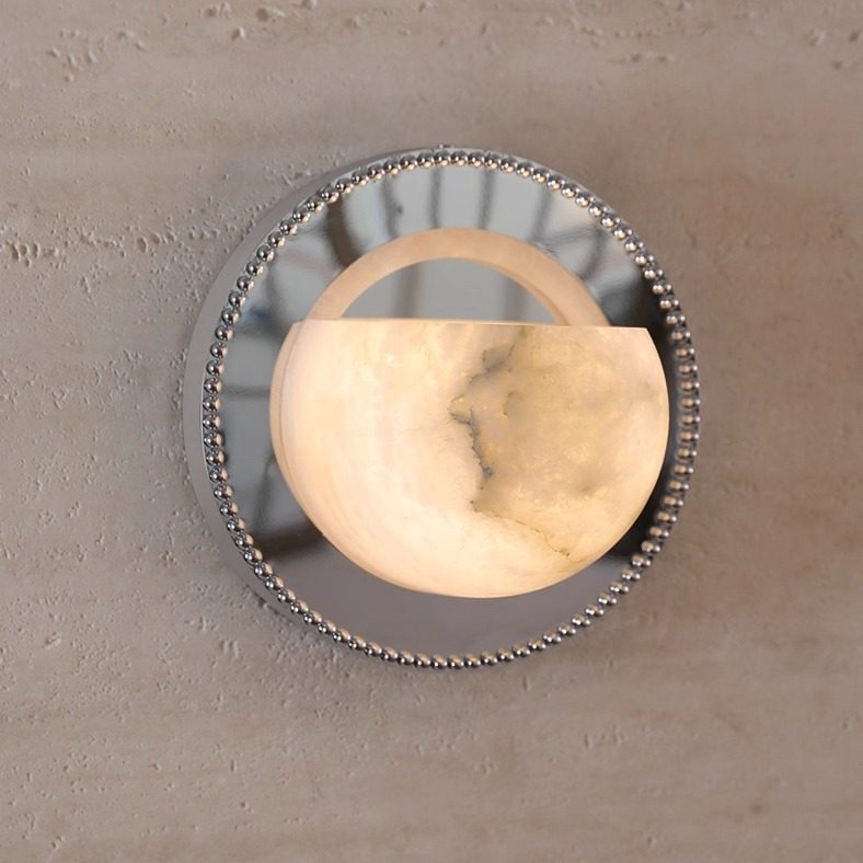 Настінний світильник Orbit Pearl Alabaster