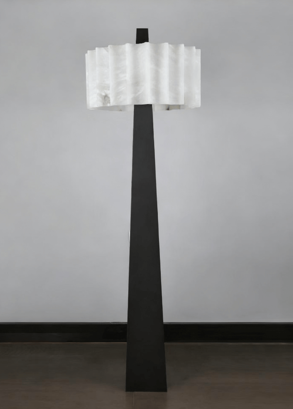Напольный светильник Origami Pleat Alabaster