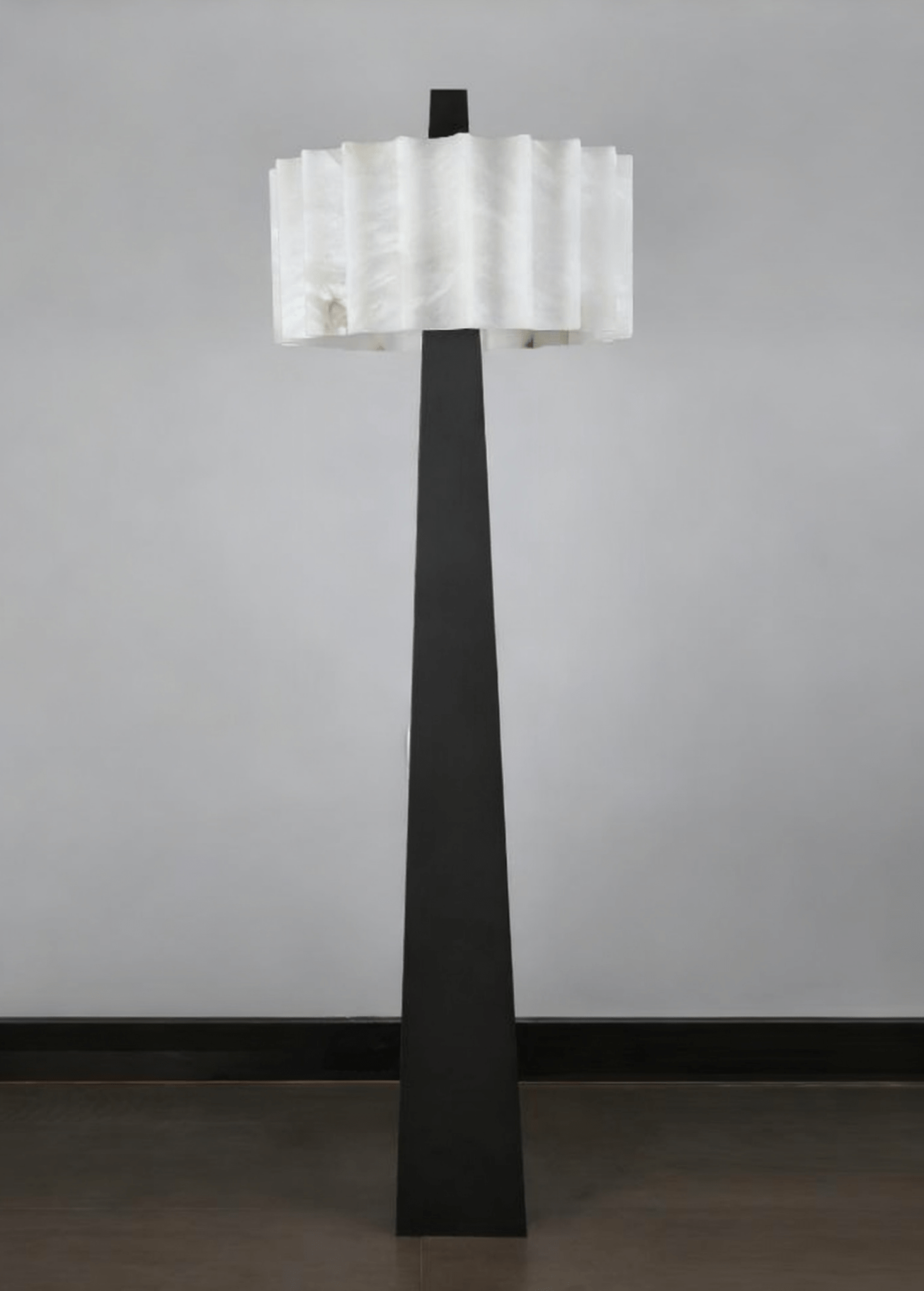 Напольный светильник Origami Pleat Alabaster