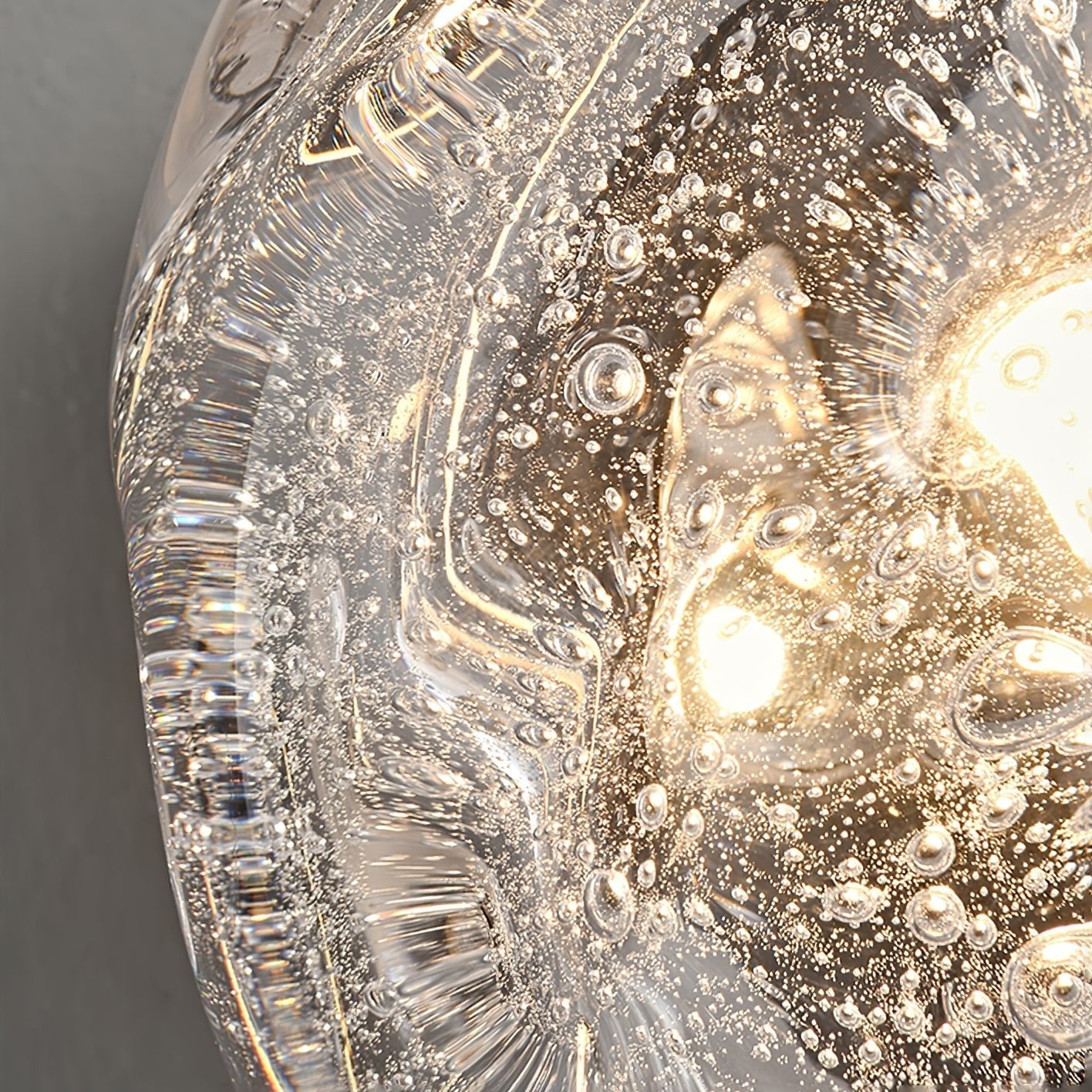 Настінний світильник Orrin Molten Glass