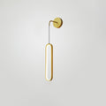 Oval LED Brass Wall Lamp - Vakkerlight
