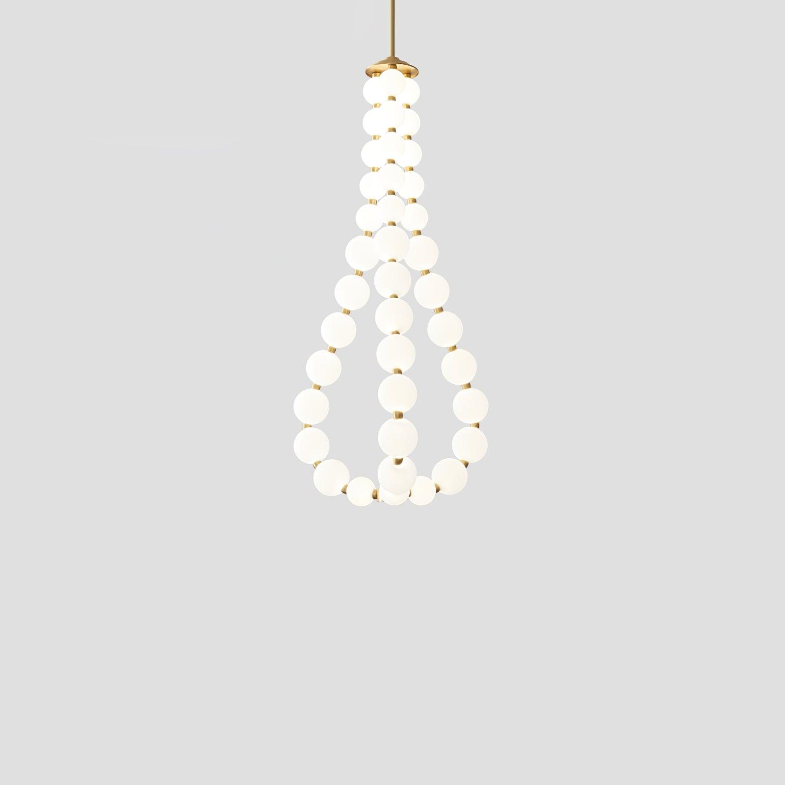 Acrylic Pearl Necklace Chandelier - DEPRIMO
