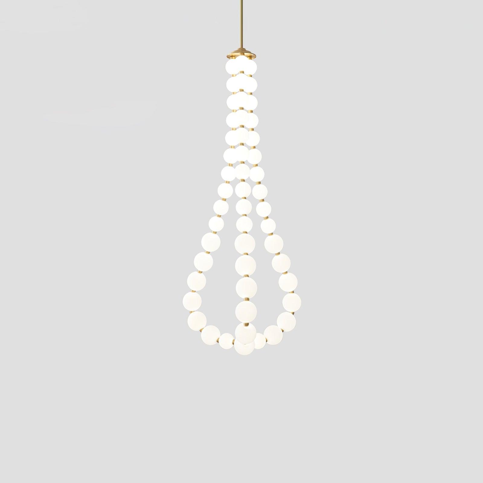 Acrylic Pearl Necklace Chandelier - DEPRIMO