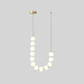 Glass Pearl Necklace Chandelier - DEPRIMO
