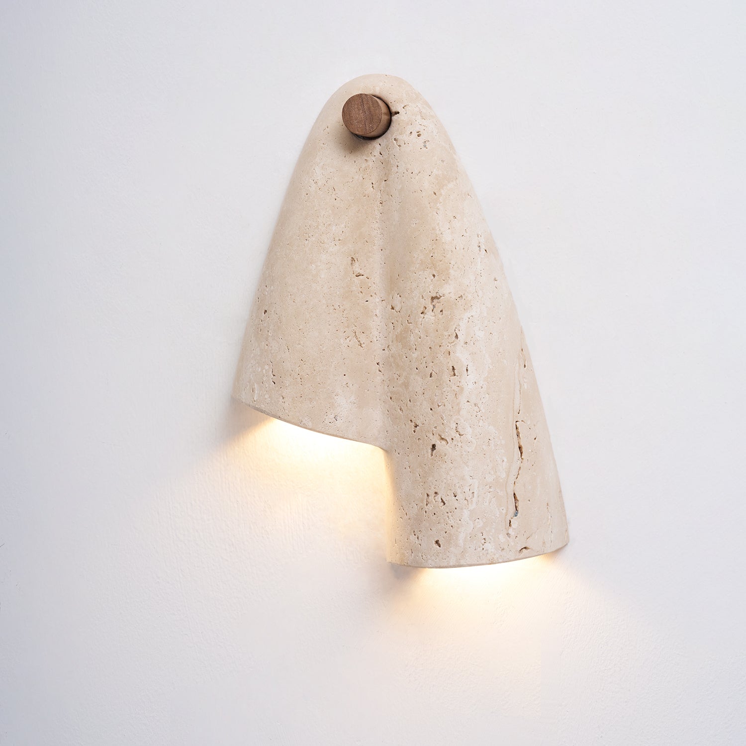 Velo Draped Stone Sconce