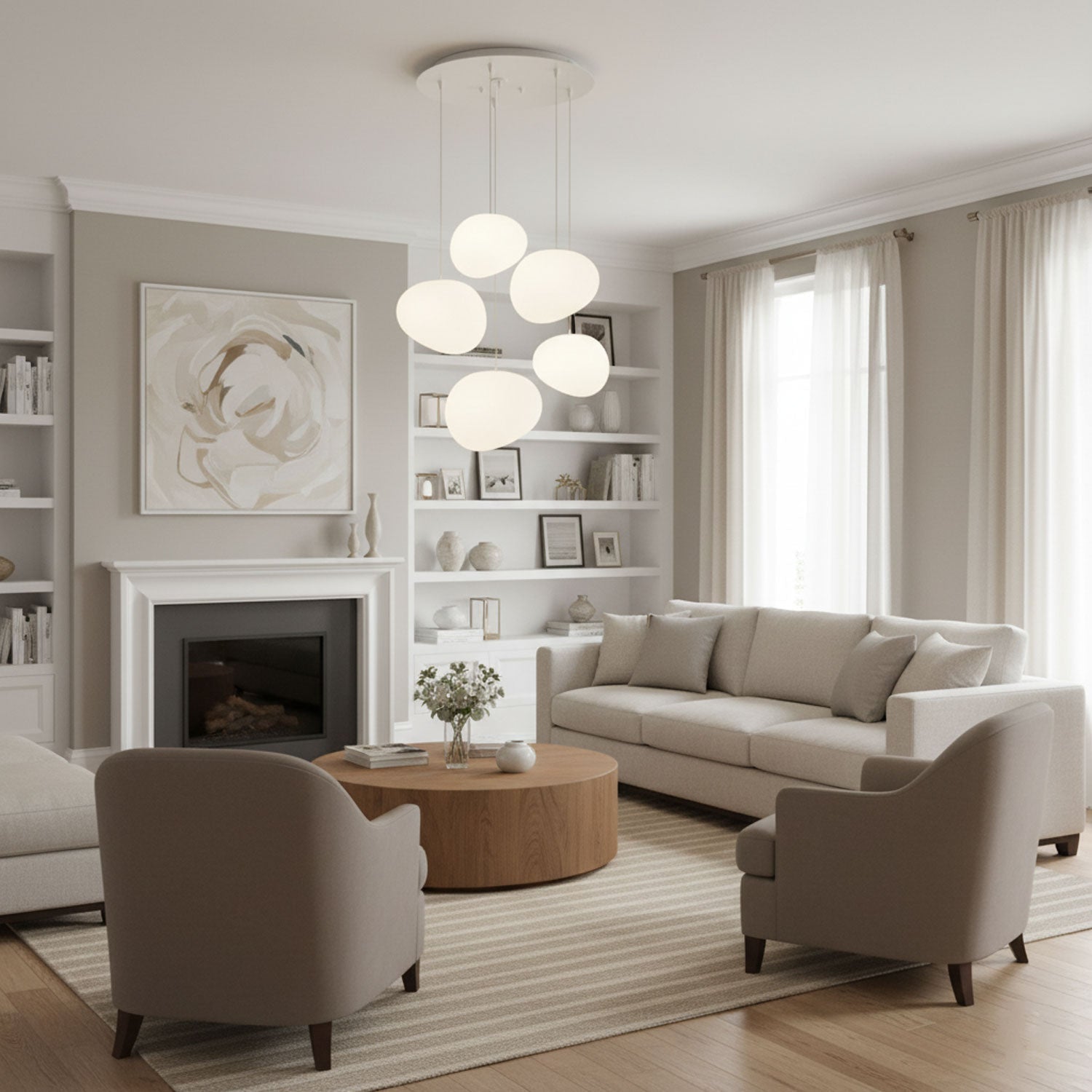 Pebble Glow Pendant Lamp