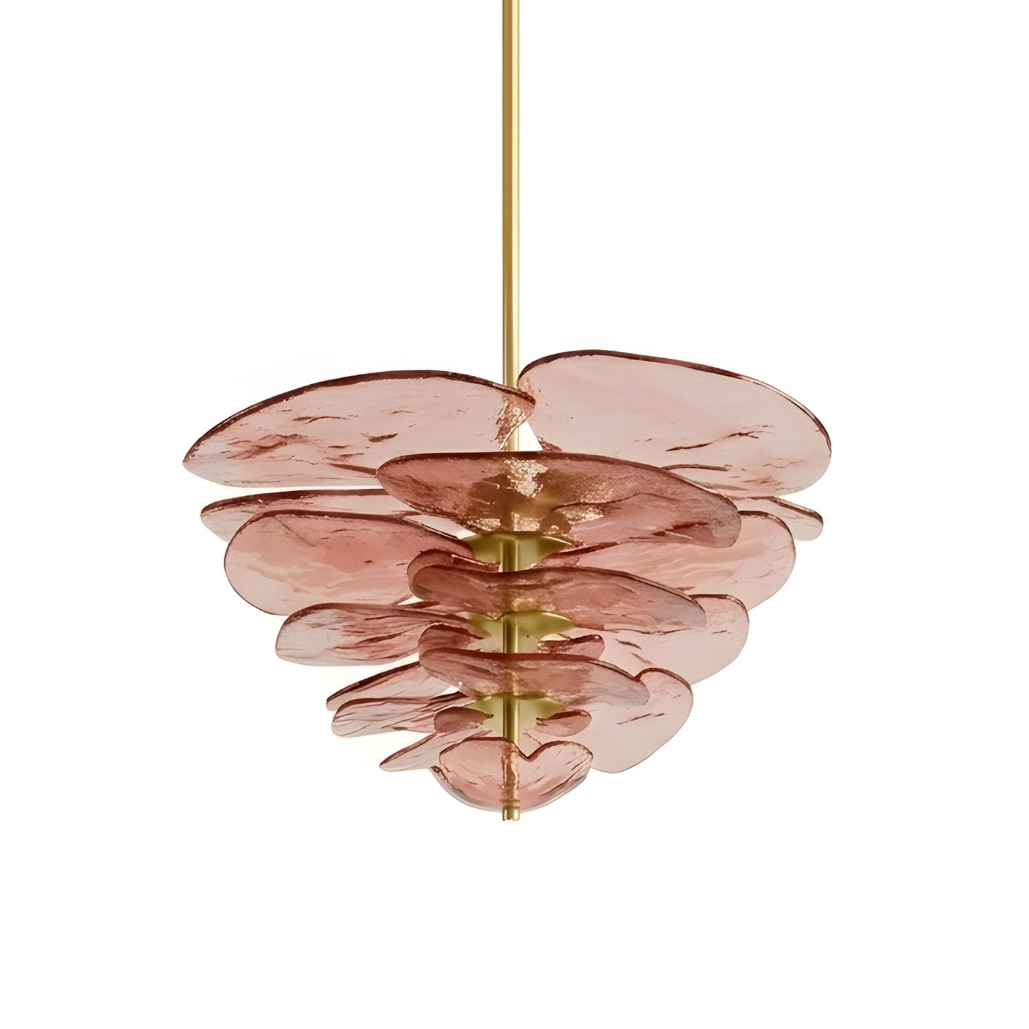 Petals Gold Murano Chandelier - DEPRIMO