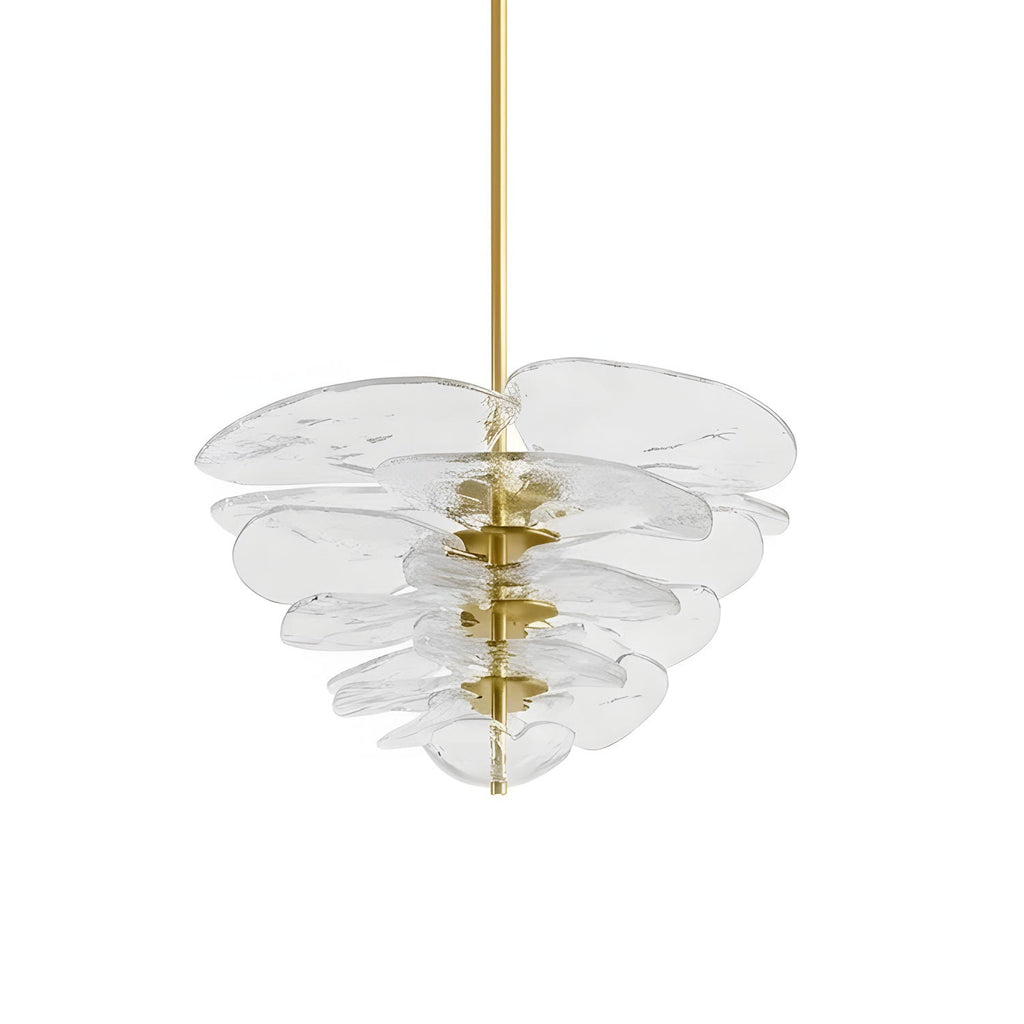 Petals Gold Murano Chandelier - DEPRIMO