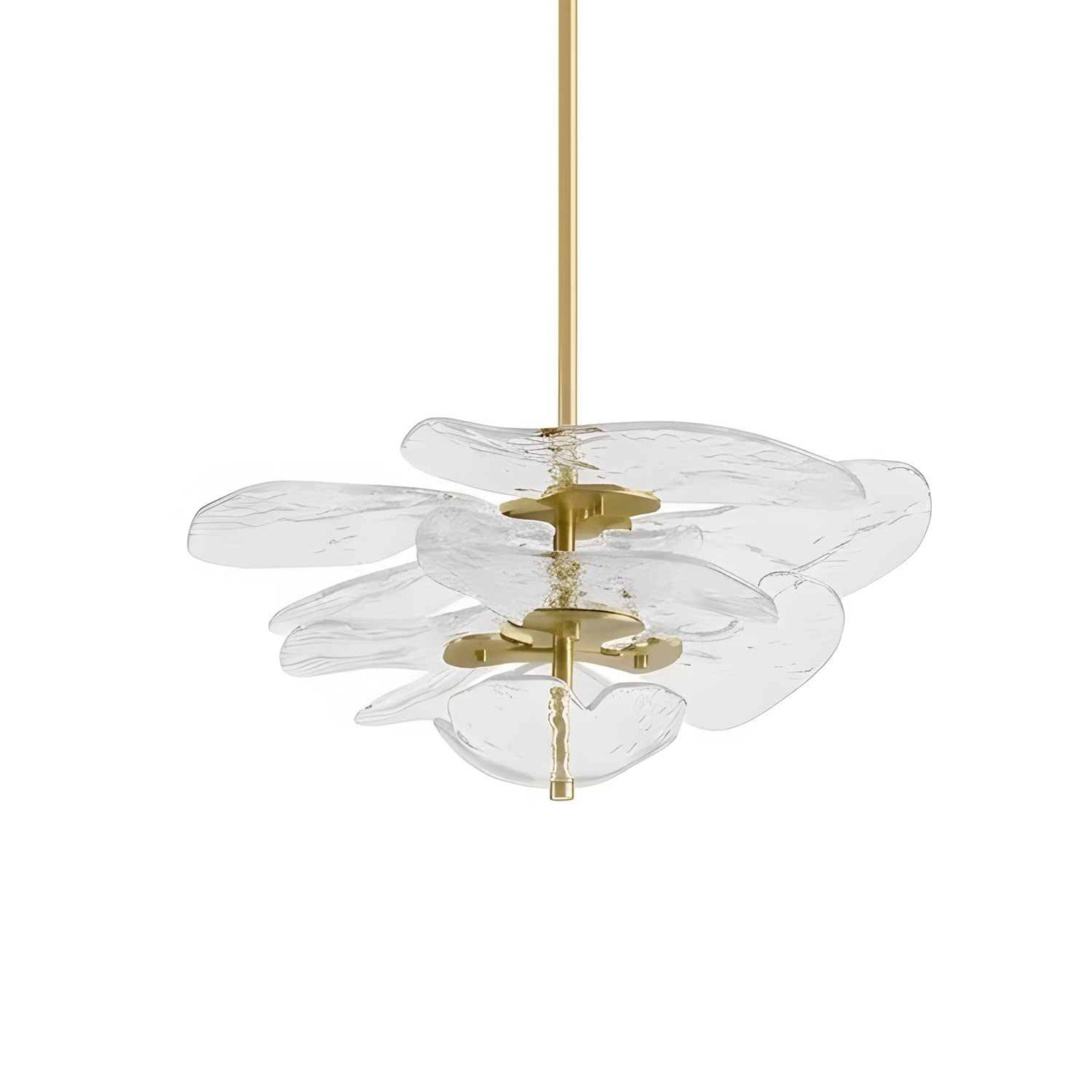 Petals Gold Murano Chandelier - DEPRIMO