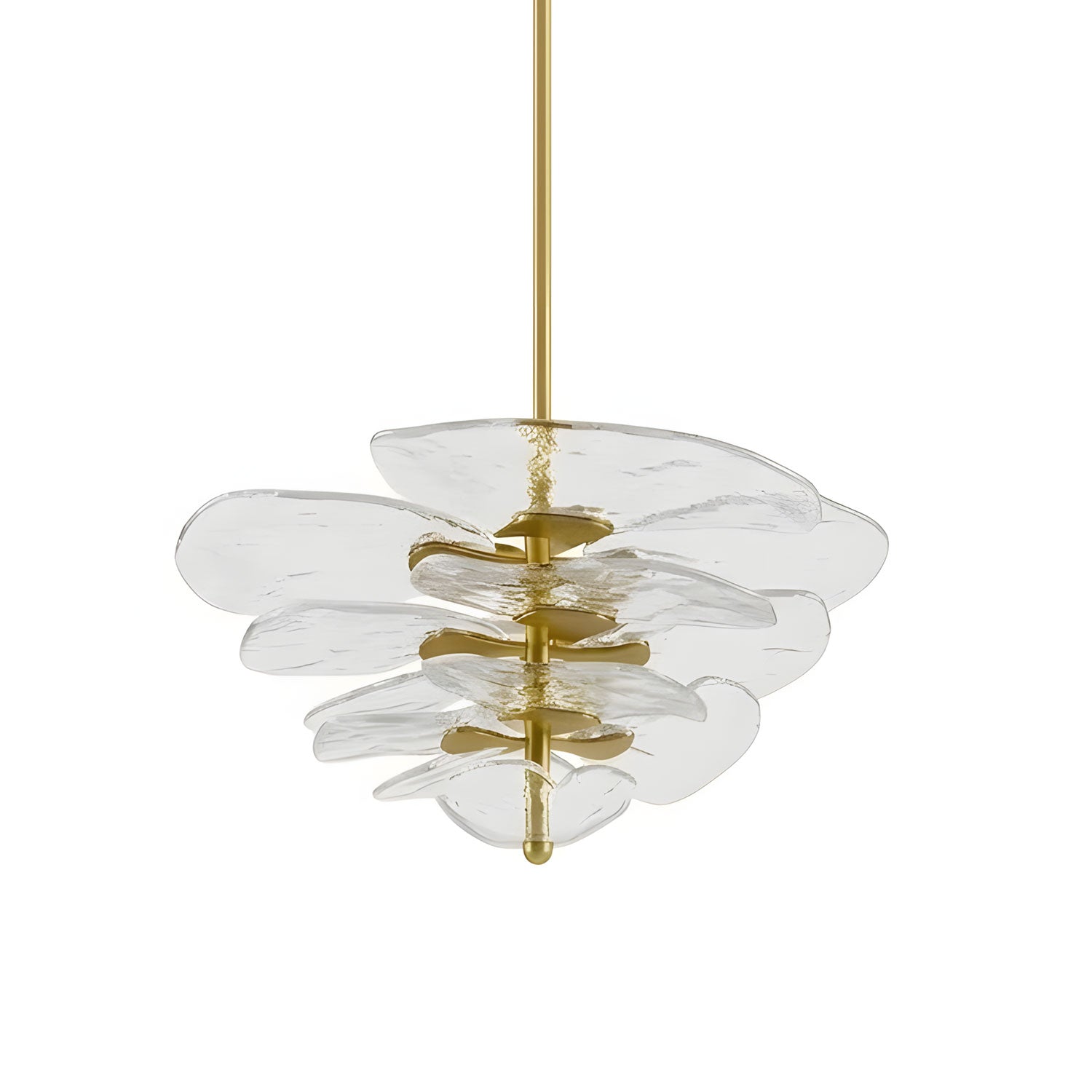 Petals Gold Murano Chandelier - DEPRIMO