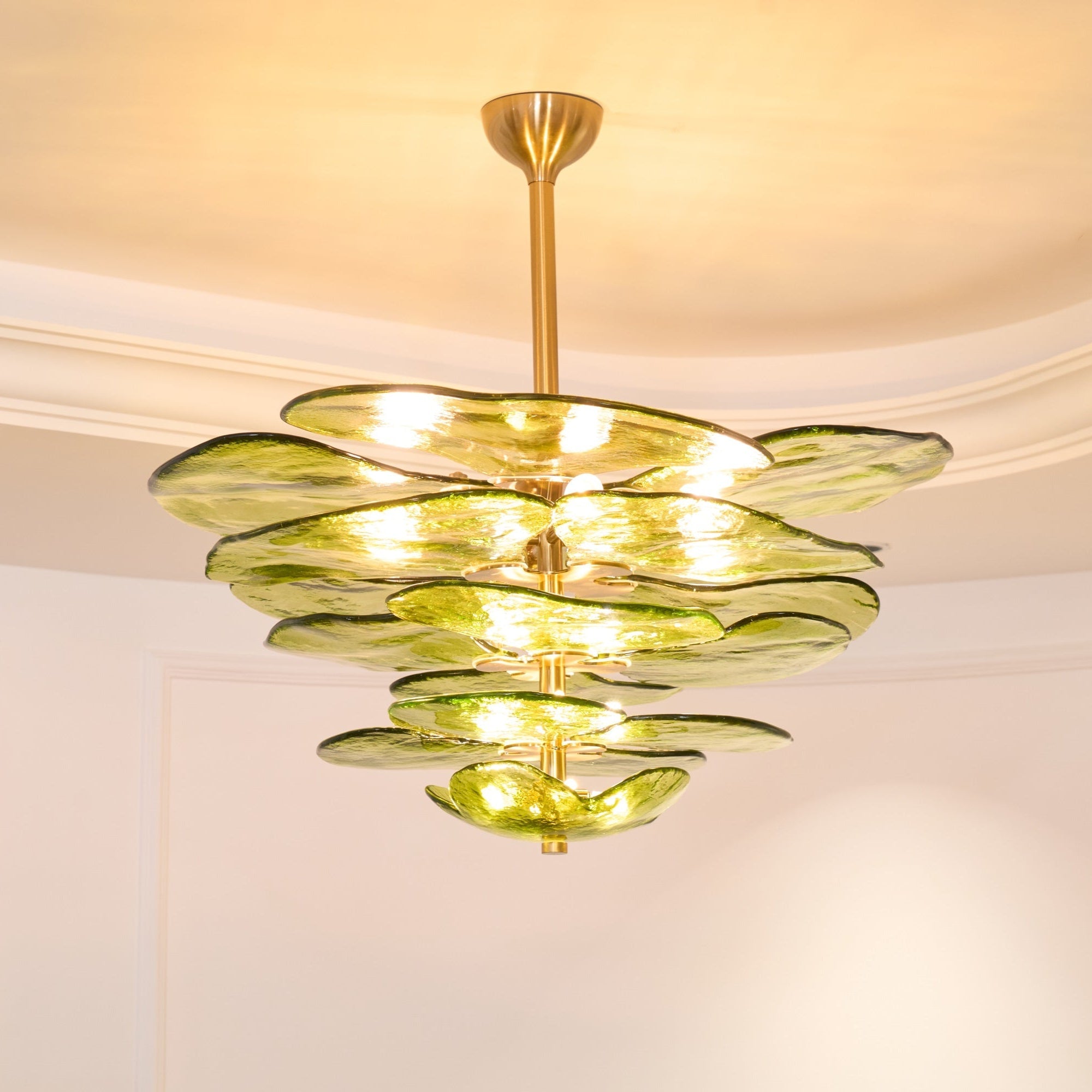 Люстра Petals Gold Murano