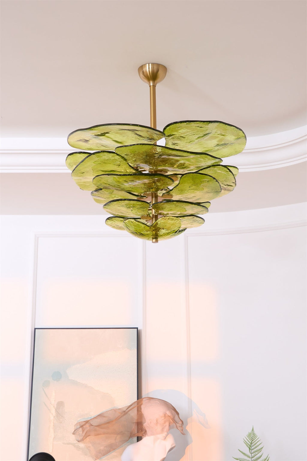 Люстра Petals Gold Murano