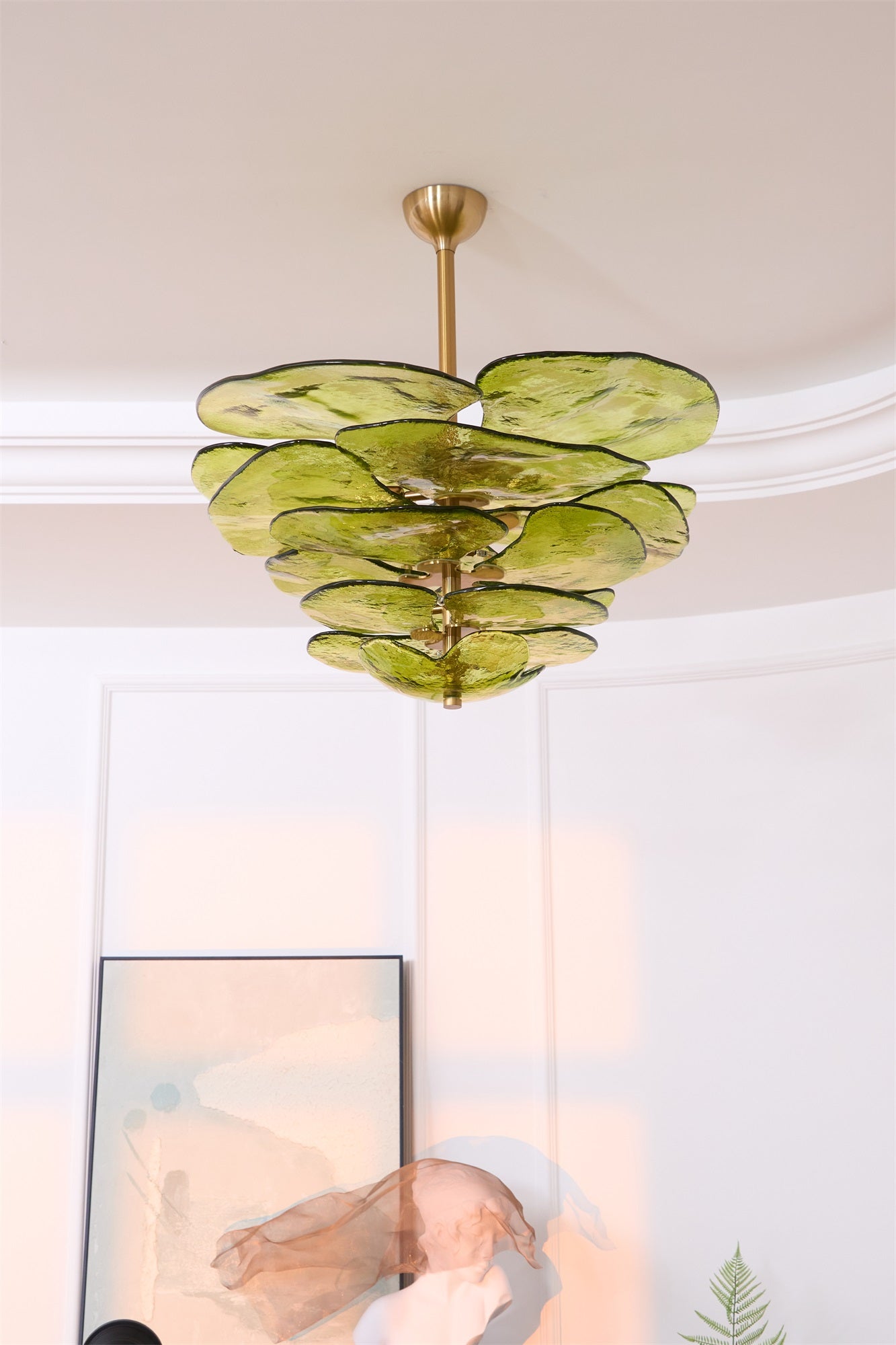 Люстра Petals Gold Murano