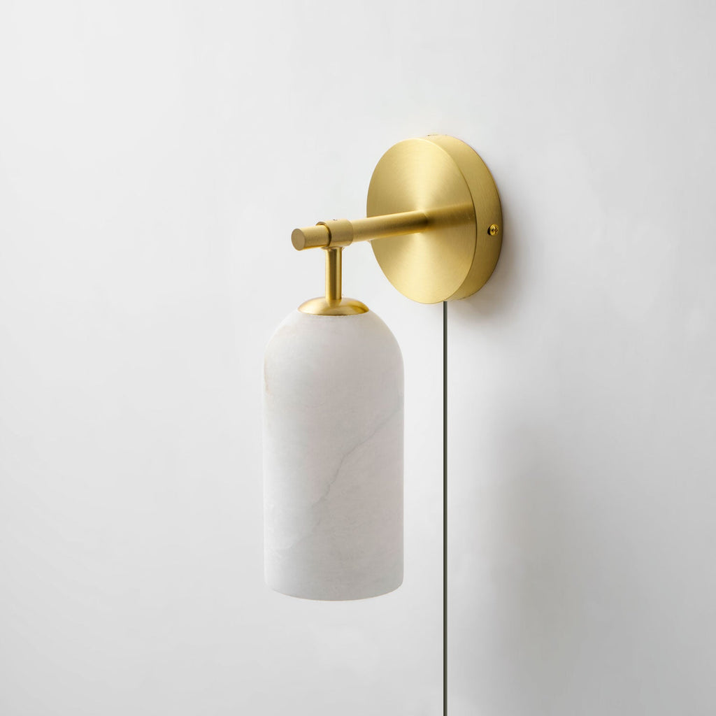 Настінний світильник Pillar Alabaster Plug-in