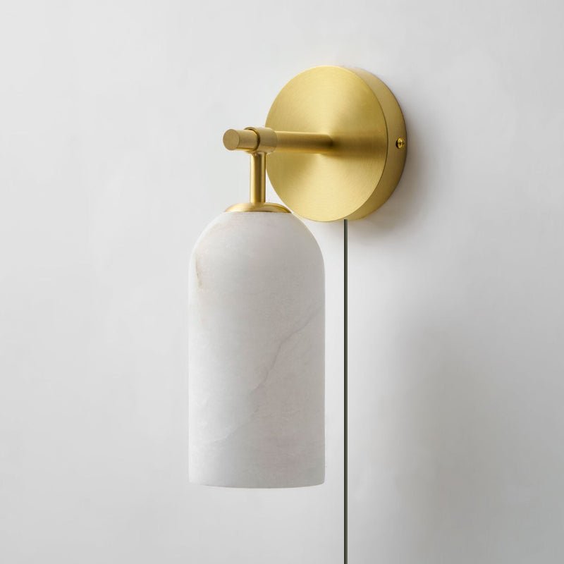 Pillar Alabaster Plug - in Wall Sconce - Vakkerlight
