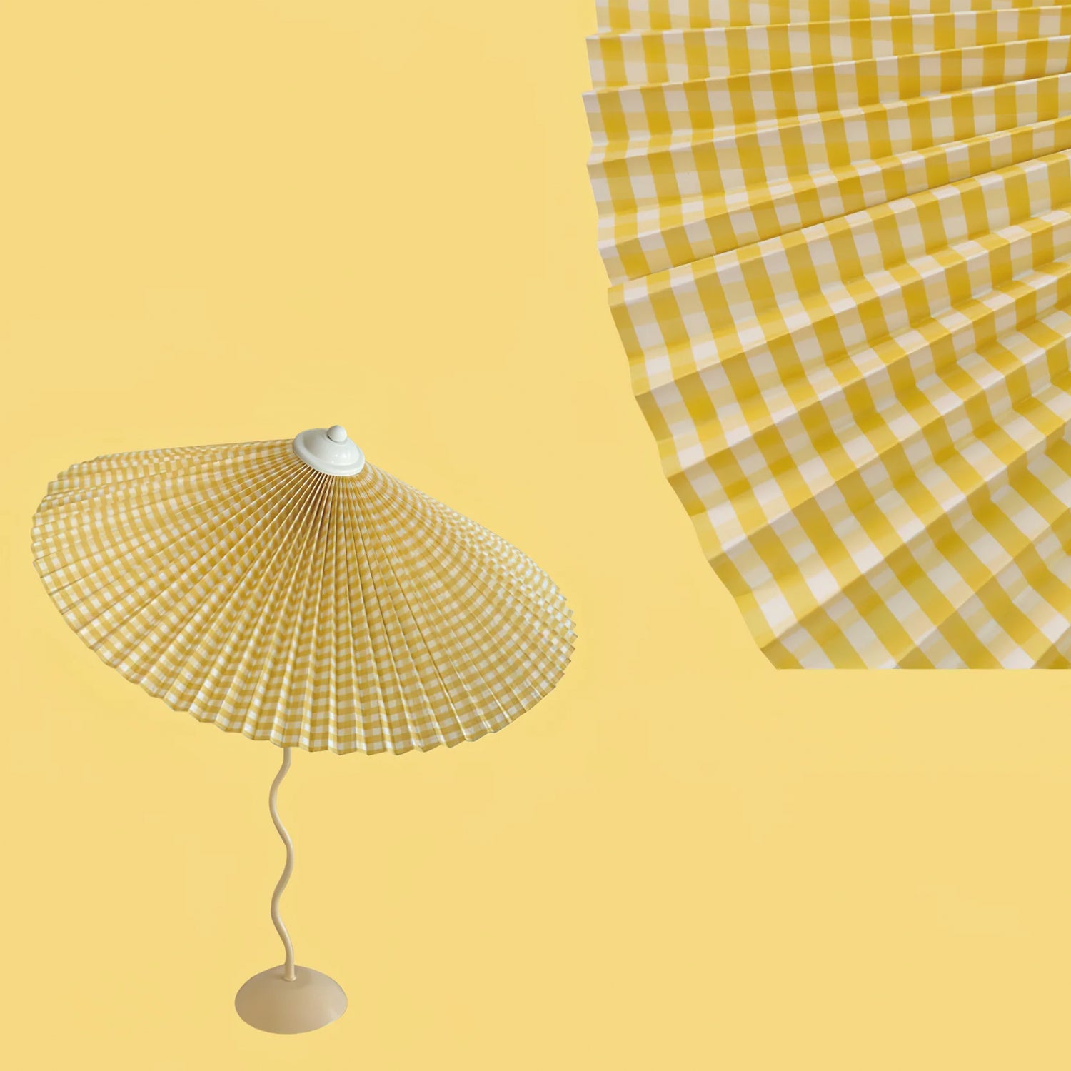 Pleated Hat Table Lamp - DEPRIMO
