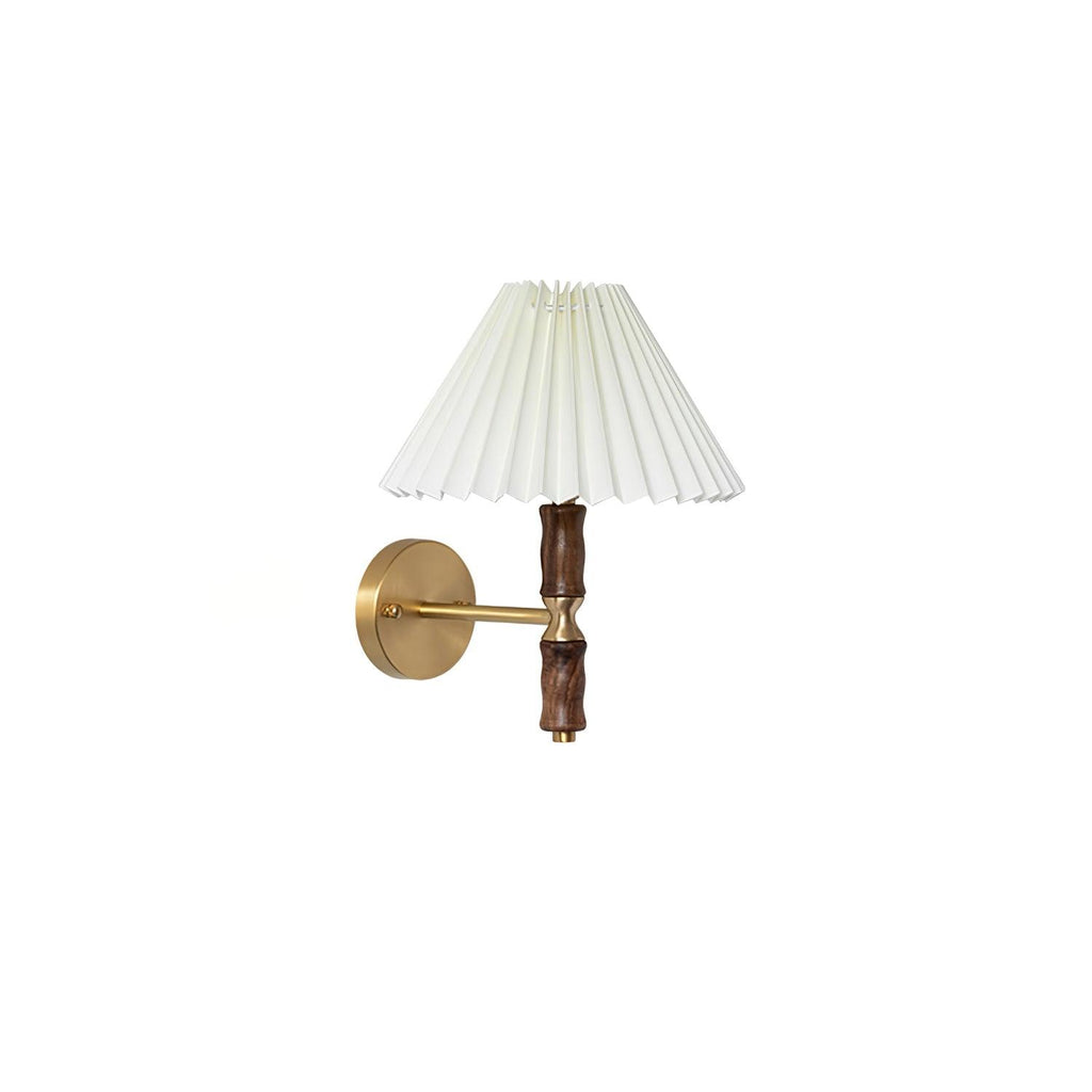 Плісований настінний світильник «Волоський горіх»