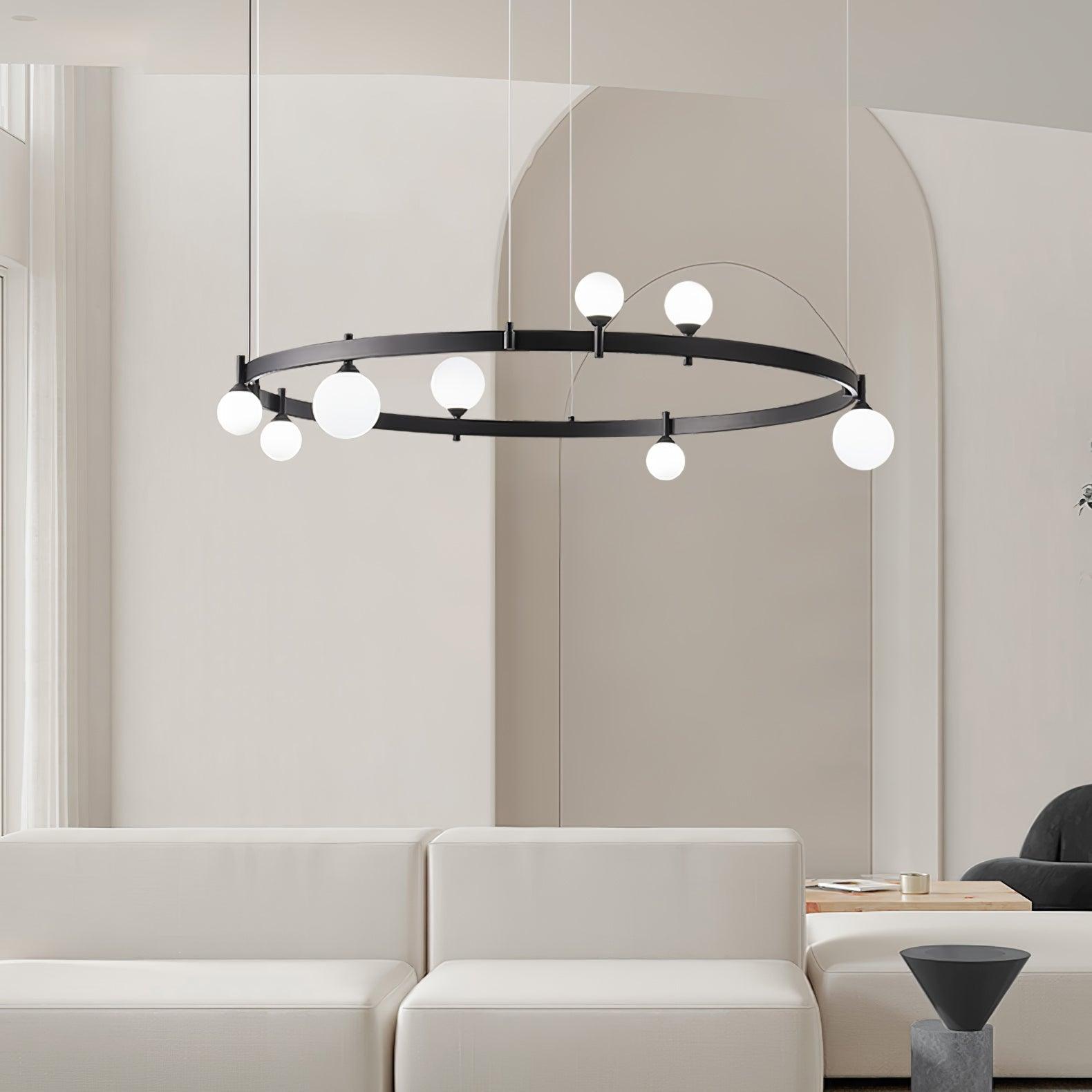 Кругла люстра Pomi