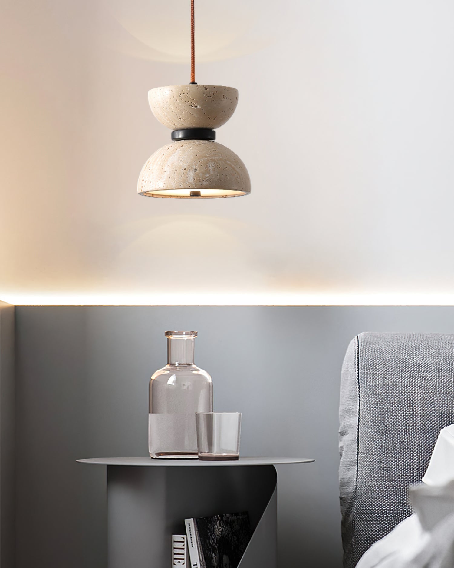 Vireo Travertine Pendant Light