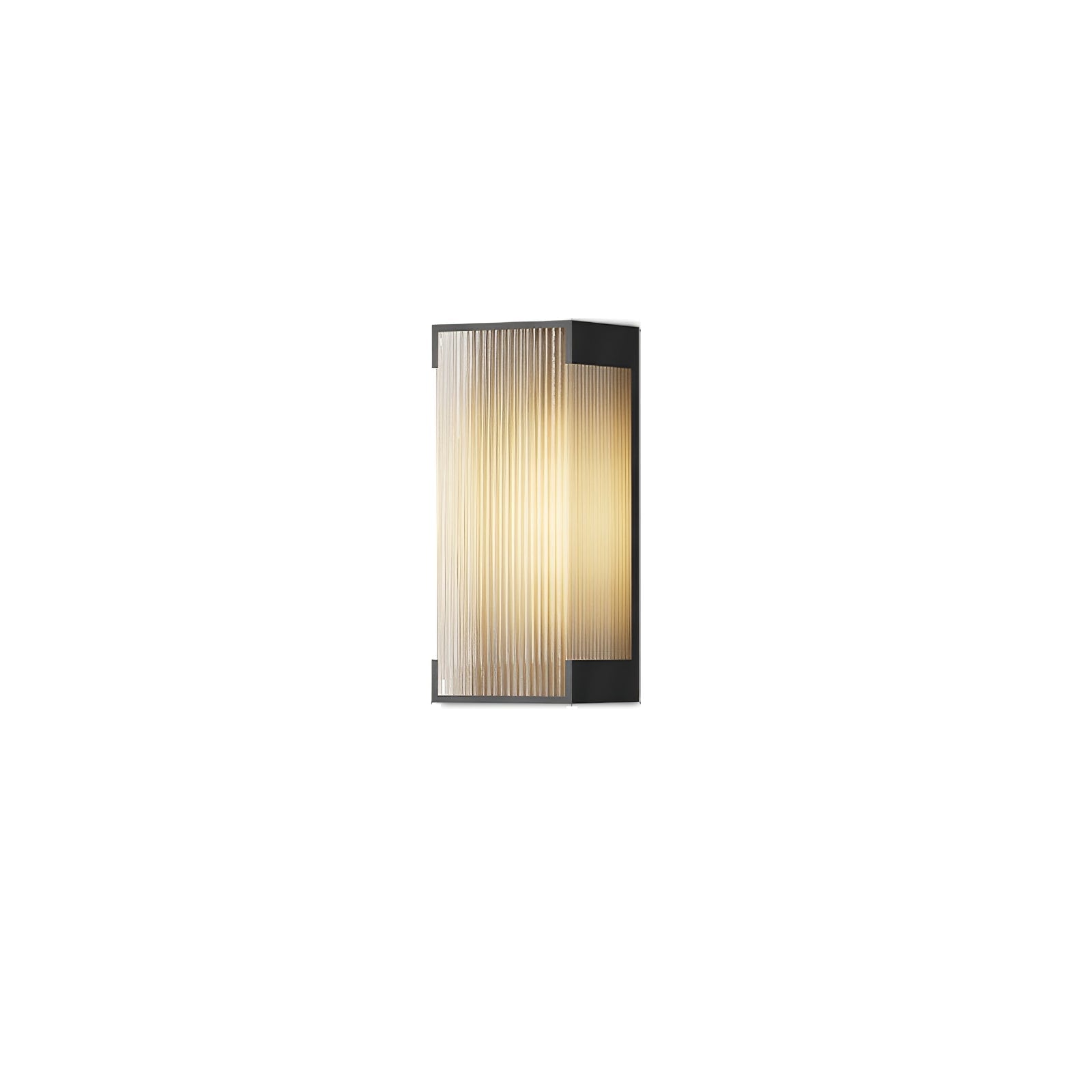 Rectangular Solar Outdoor Wall Light - Vakkerlight