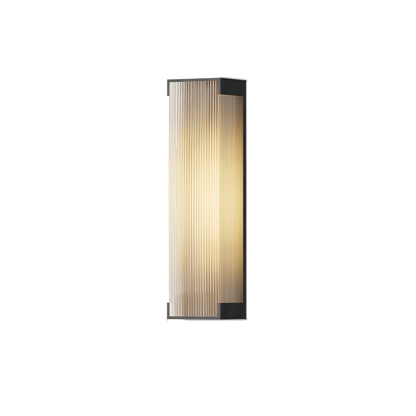 Rectangular Solar Outdoor Wall Light - Vakkerlight