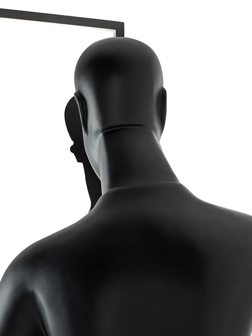 Зеркальный напольный светильник-скульптура