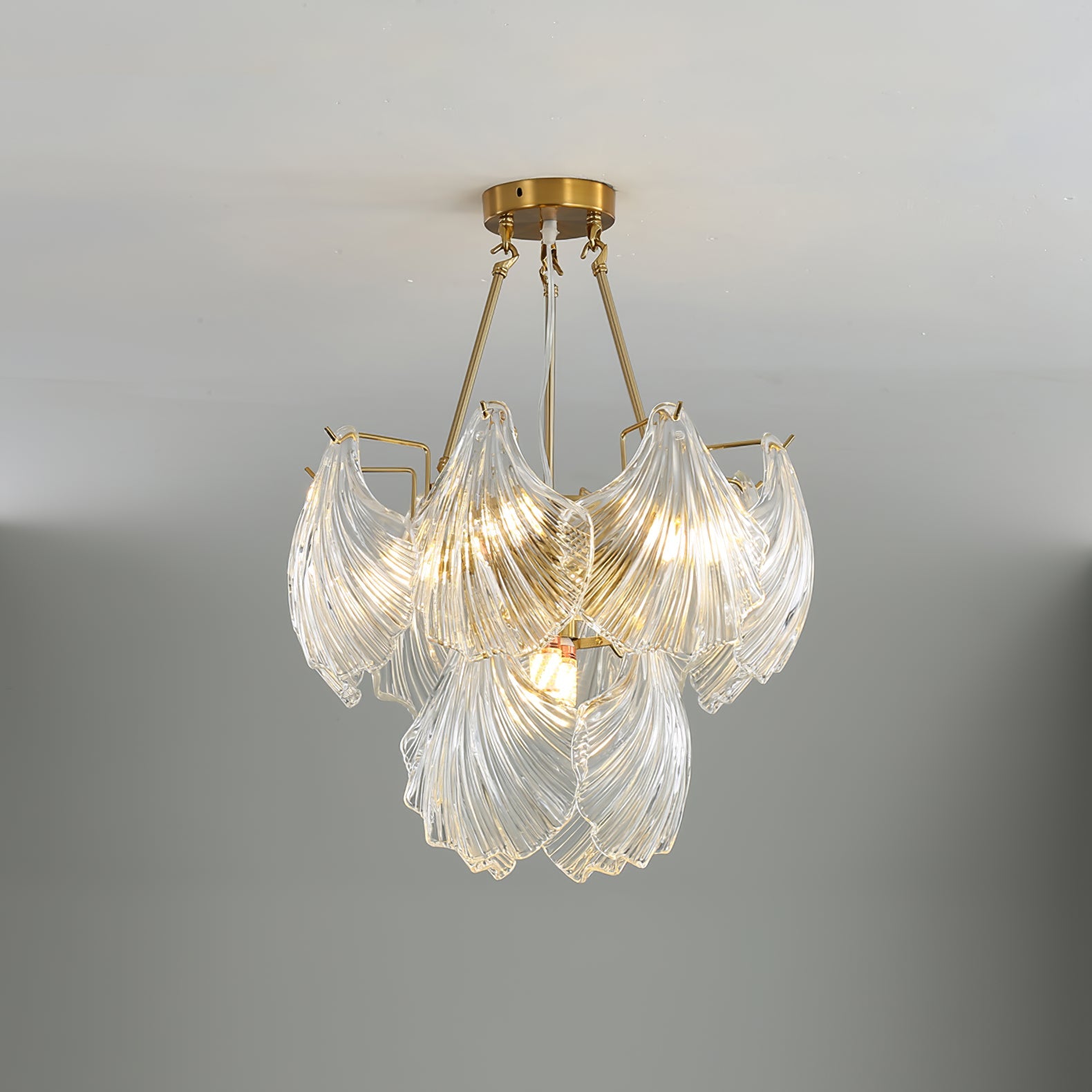 Ribbed Shell Ceiling light - Vakkerlight