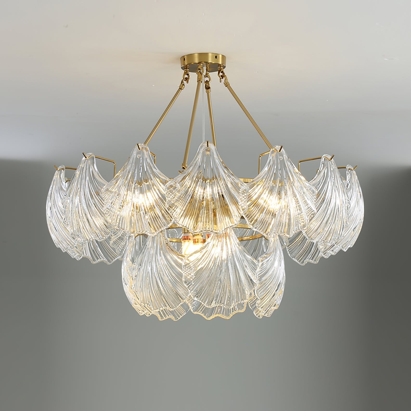 Ribbed Shell Ceiling light - Vakkerlight