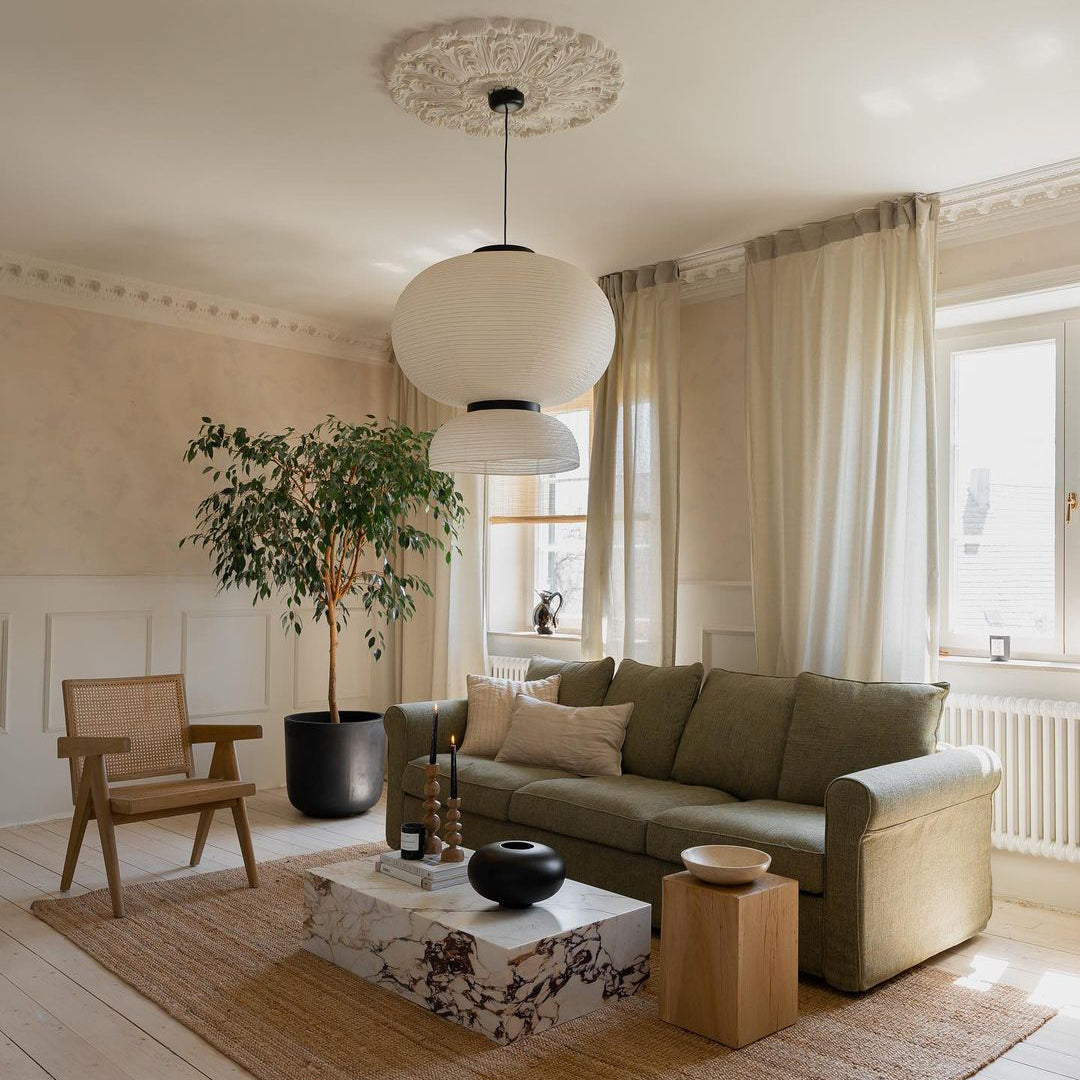 Rice Paper Lantern Pendant Swag Lamp