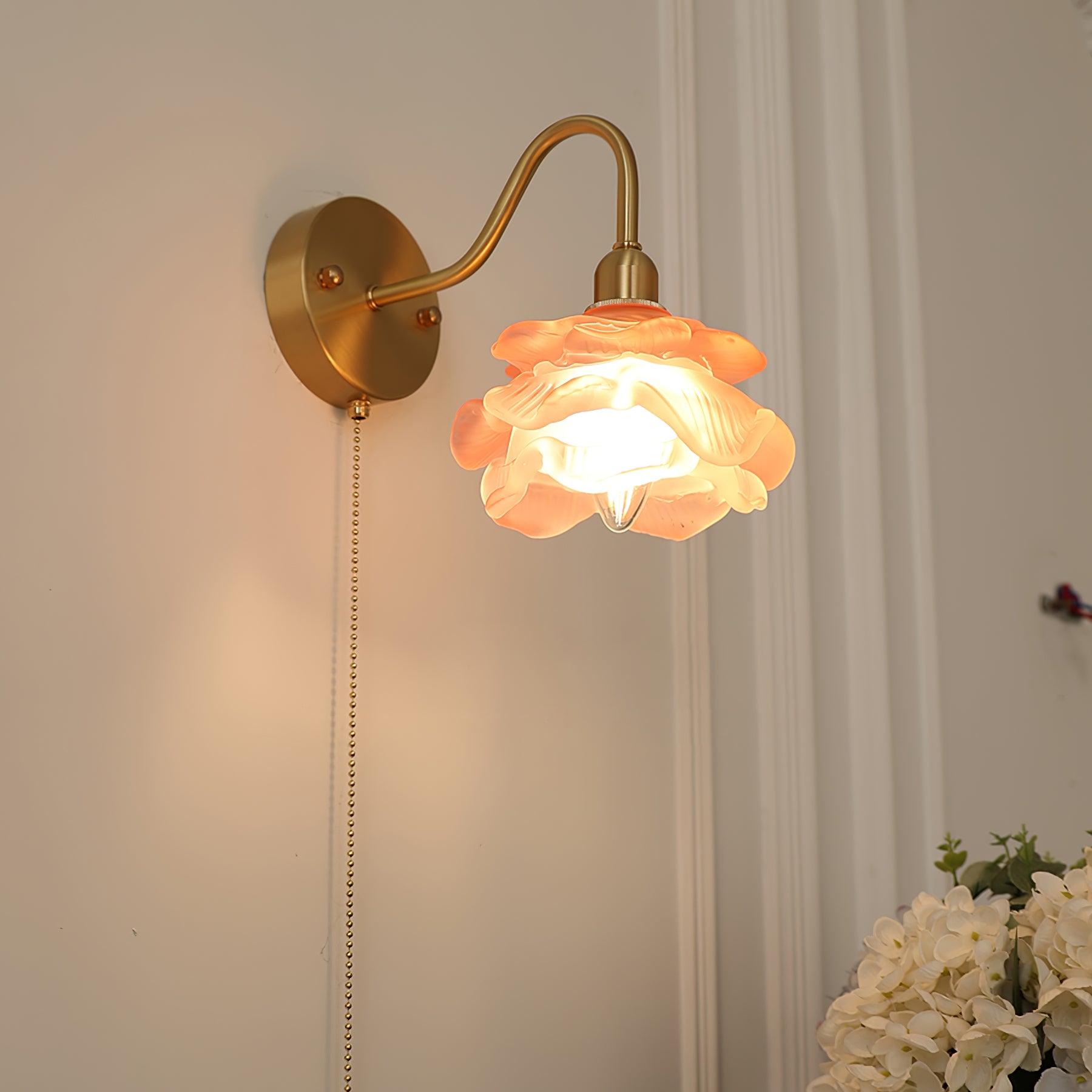 Настінний світильник Rose Brass