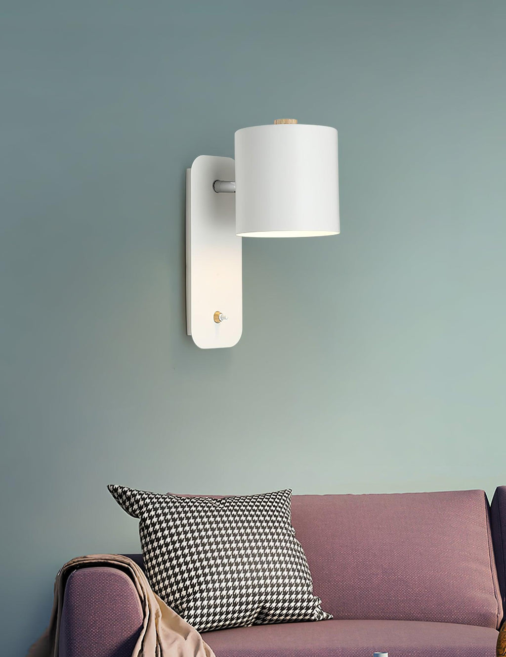 Настінний світильник з обертовим циліндром