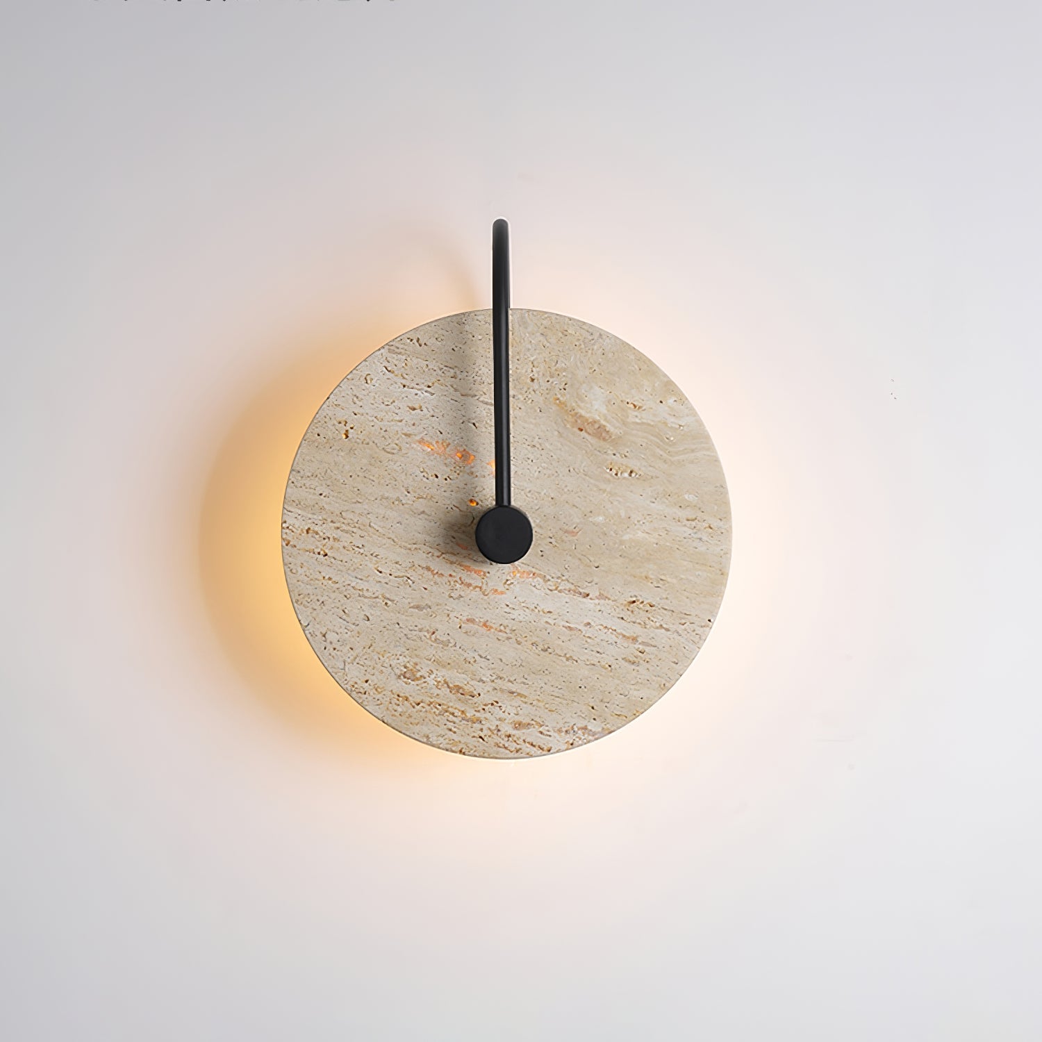 Round Travertine Wall Lamp - Vakkerlight