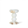 Sculpted Jade Candle Holder - Vakkerlight