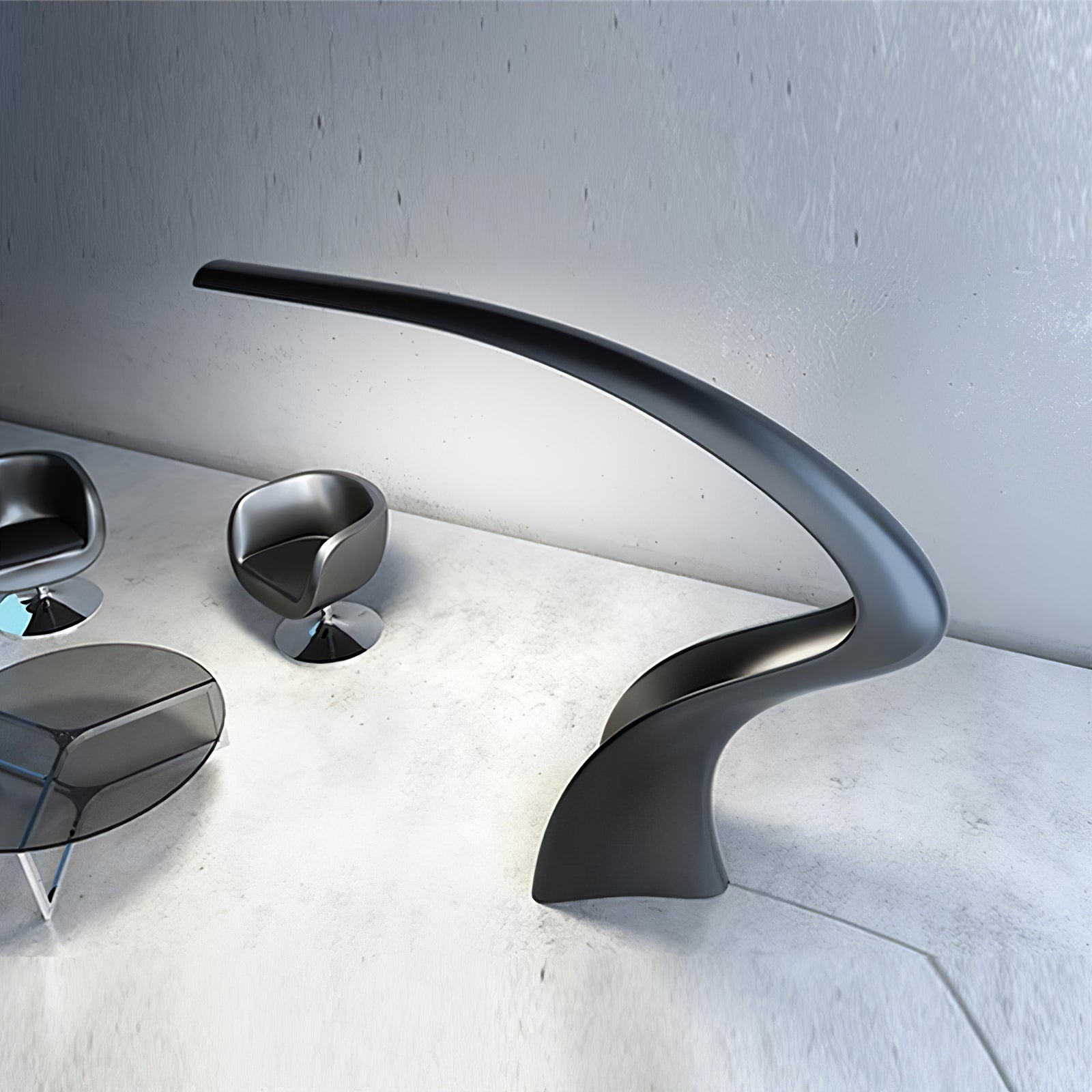 Торшер Seraph Curve