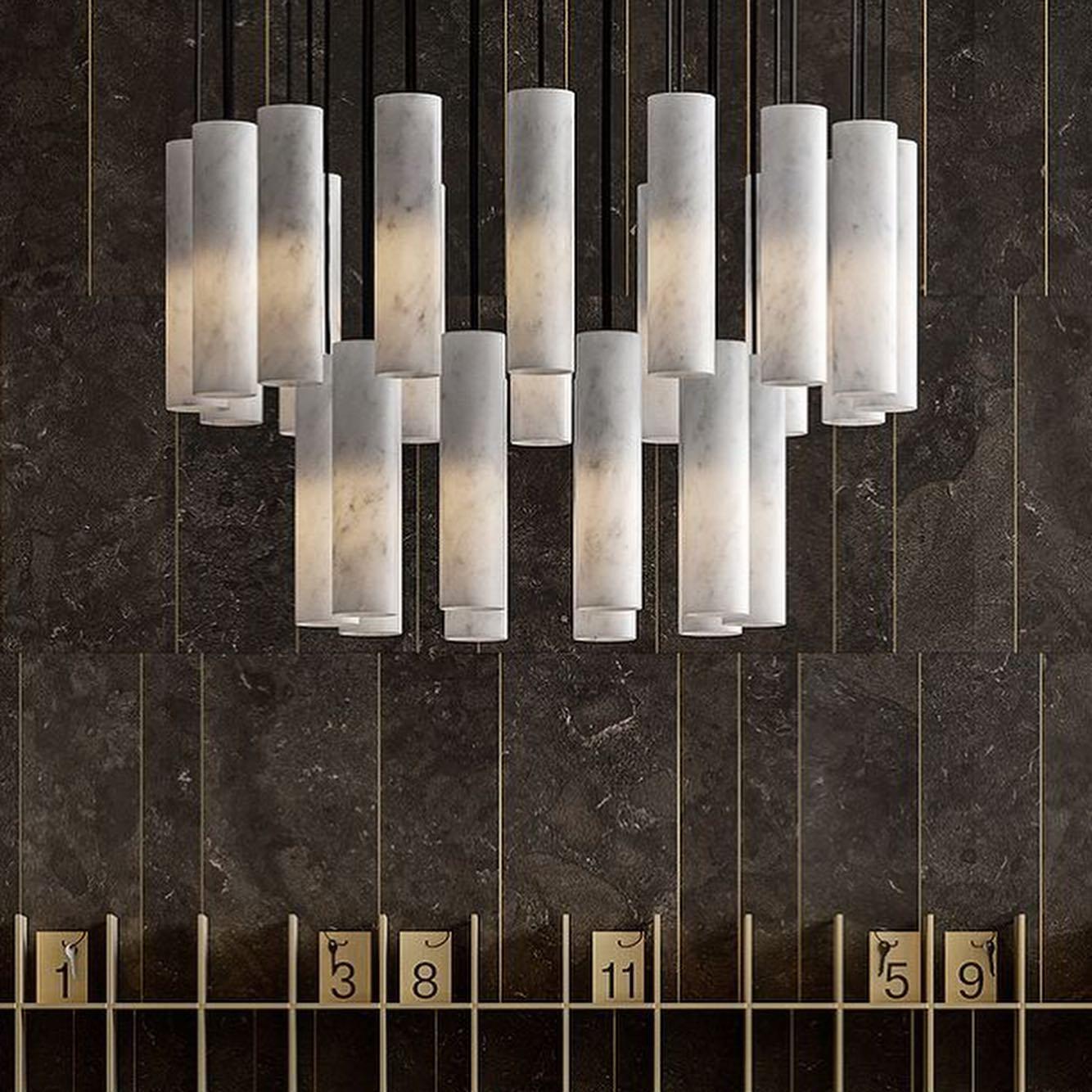 Silo Alabaster Pendant Light