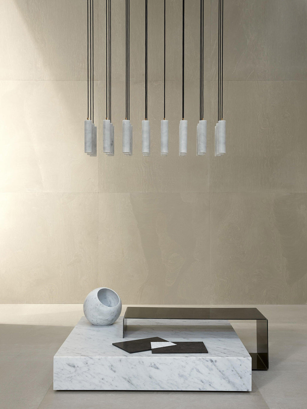 Подвесной светильник Silo Alabaster