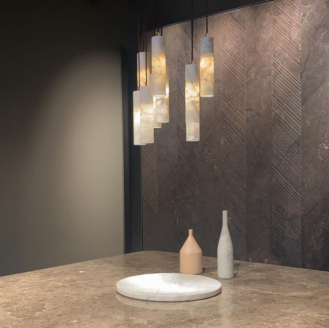 Silo Alabaster Pendant Light