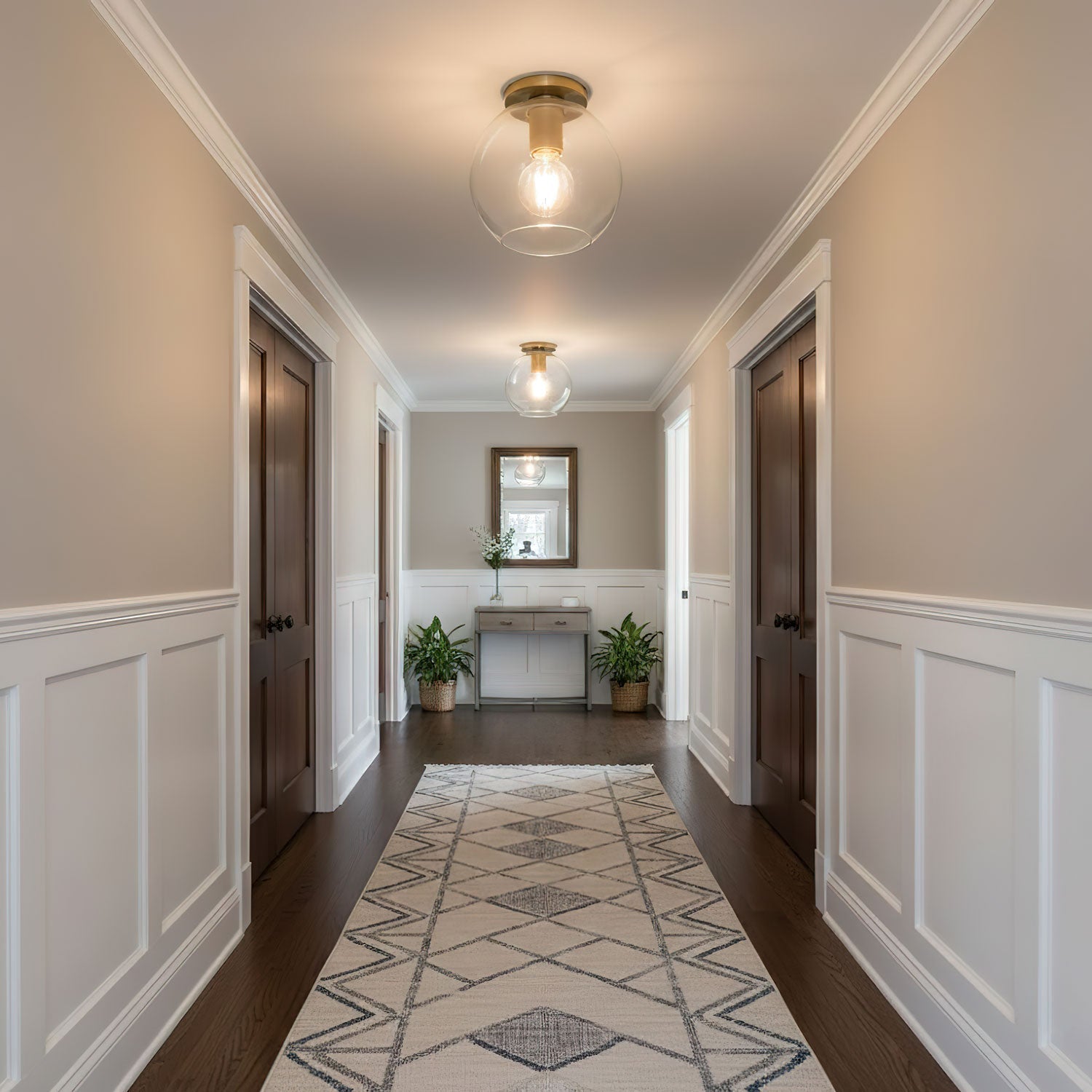 Simple Style Flush Mount Light