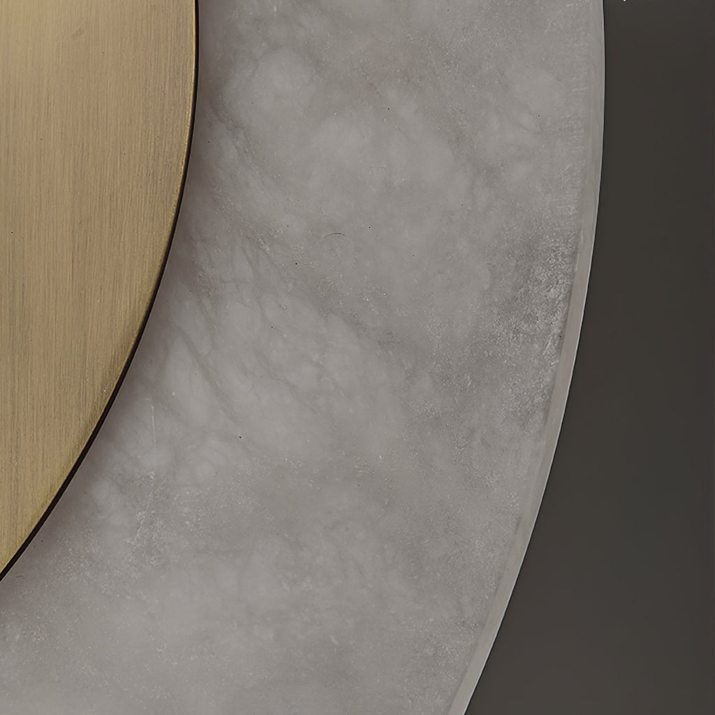 Настінний світильник Solari Alabaster Leaf Sconce