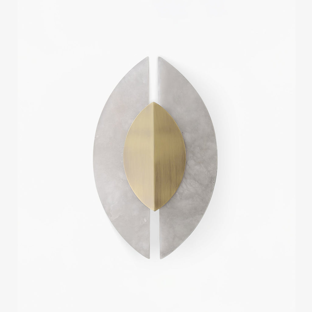 Настінний світильник Solari Alabaster Leaf Sconce
