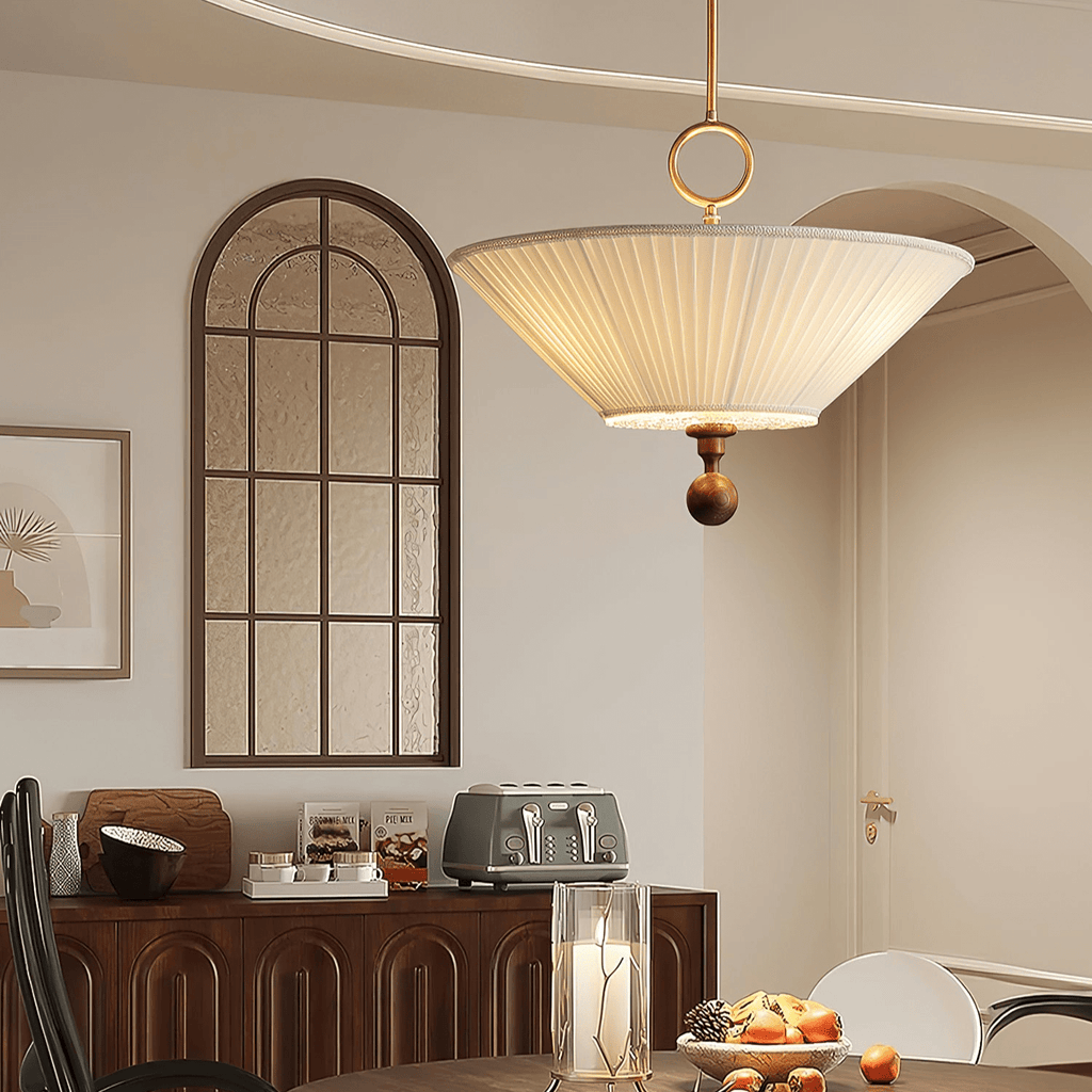Плиссированный подвесной светильник Solaria
