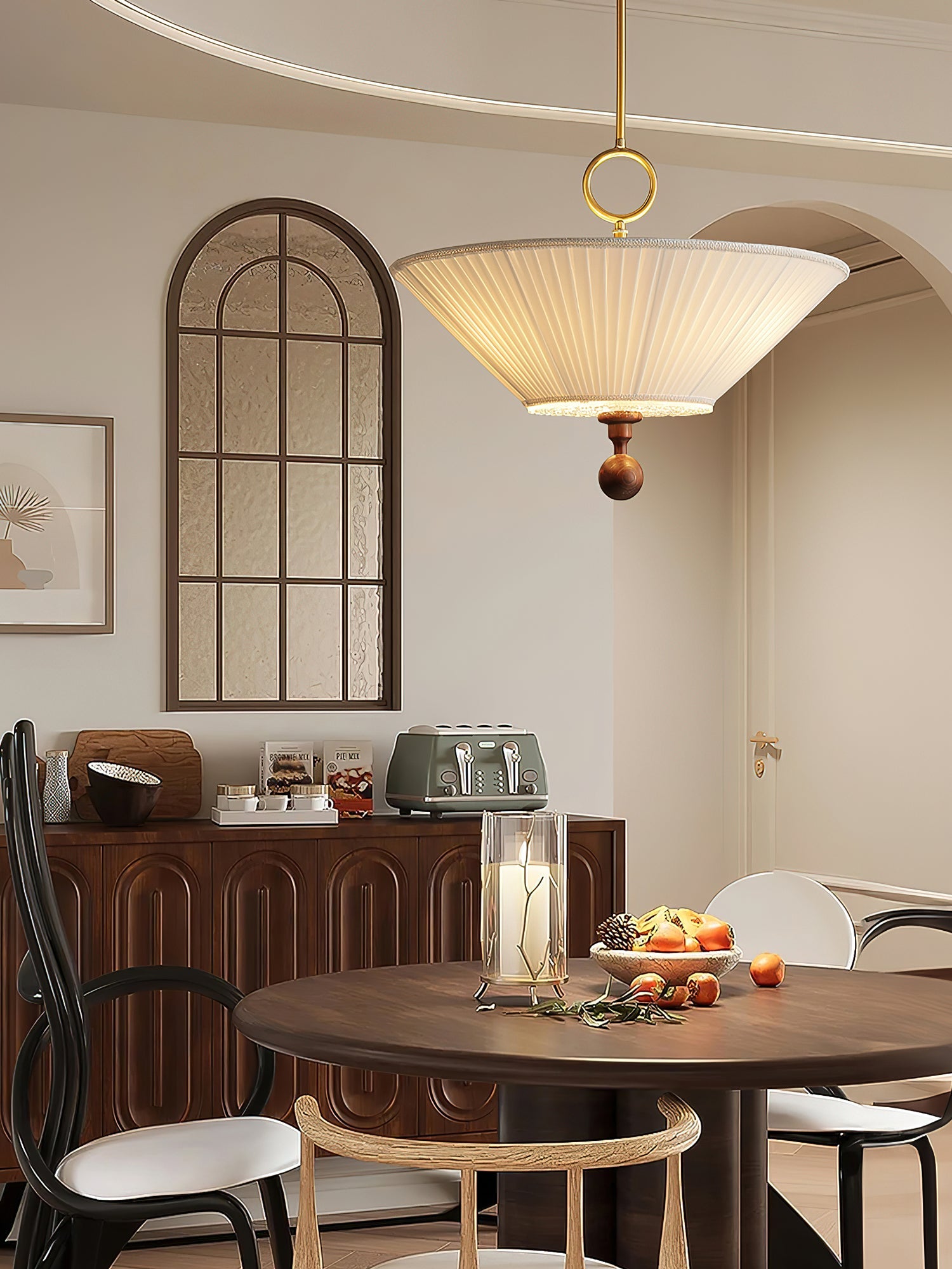 Плиссированный подвесной светильник Solaria