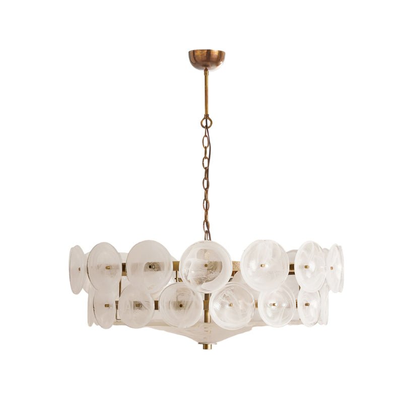 Solaris Disc Murano Chandelier - DEPRIMO
