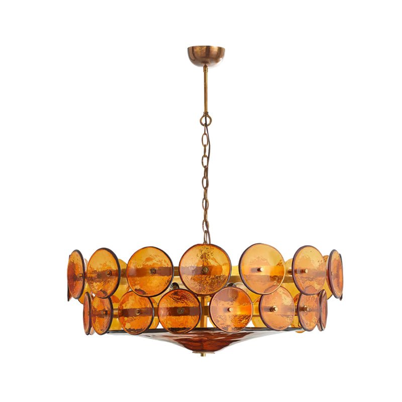 Solaris Disc Murano Chandelier - DEPRIMO