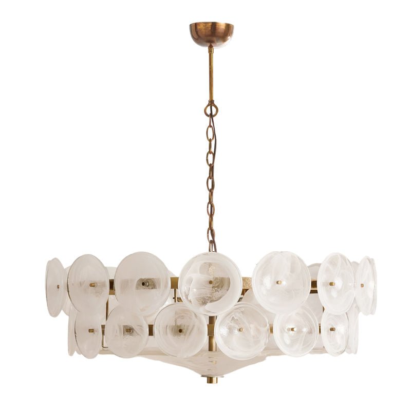 Solaris Disc Murano Chandelier - DEPRIMO