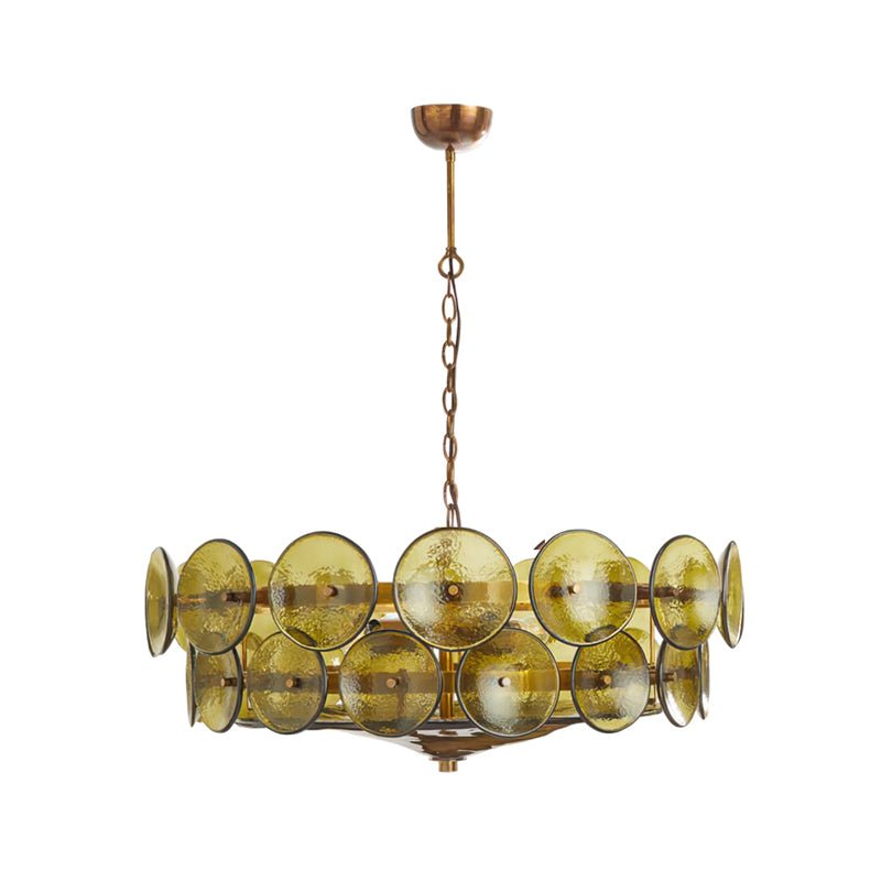 Solaris Disc Murano Chandelier - DEPRIMO